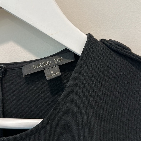 Rachel Zoe Black Romper Mini Tailored Heritage Prep Preppy Career Interview Cute - Picture 5 of 10